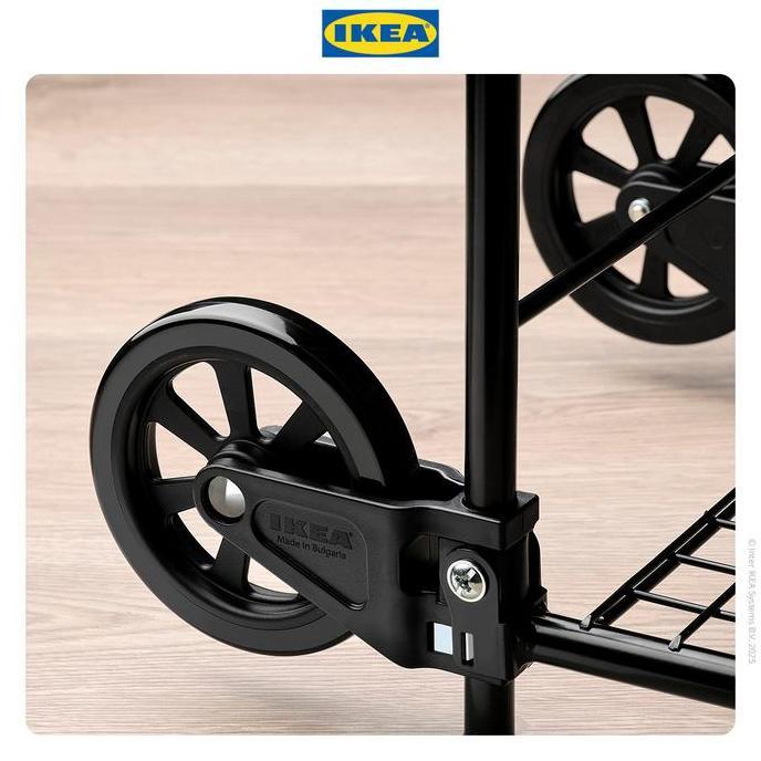 IKEA RULLEBOR Troli Belanja Serbaguna Hitam (TERBAIK) (TERBARU) (TERMURAH)