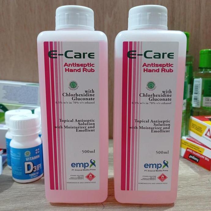 LAZZBUINA - E-CARE ANTISEPTIC HAND RUB [1 BOTOL 500ML]