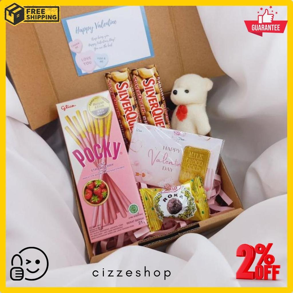 Hampers Coklat Silverqueen Valentine Gift Box Coklat Smack