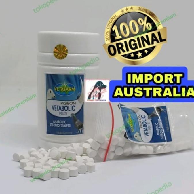 LAZZBUINA - VETABOLIC VETAFARM ASLI VITAMIN SUPLEMEN OBAT DOPING BURUNG MERPATI