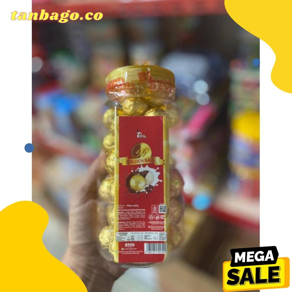 Golden Balls Tobelo ( Toples ) - Coklat Lebaran - Coklat Valentine - Hampers Lebaran