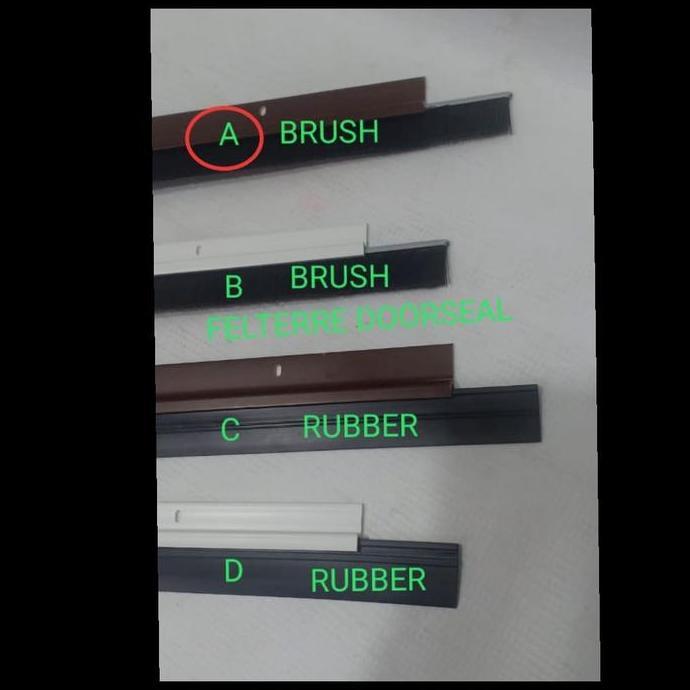 Blokx- Door Brush Seal/Door Seal/Door Seal Brush/Penutup Celah Bawah Pintu