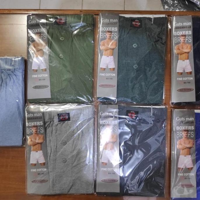 Cod,Bisabanget- Boxer Pria Gutsman, Big Size Uk Xl, Xxl, Xxxl