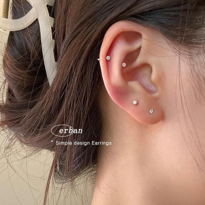 Yxcx- Ear Partner-999 Silver Kalung Anting-Anting Perak Murni 999 Tahun , Model Baru, Populer, Menja