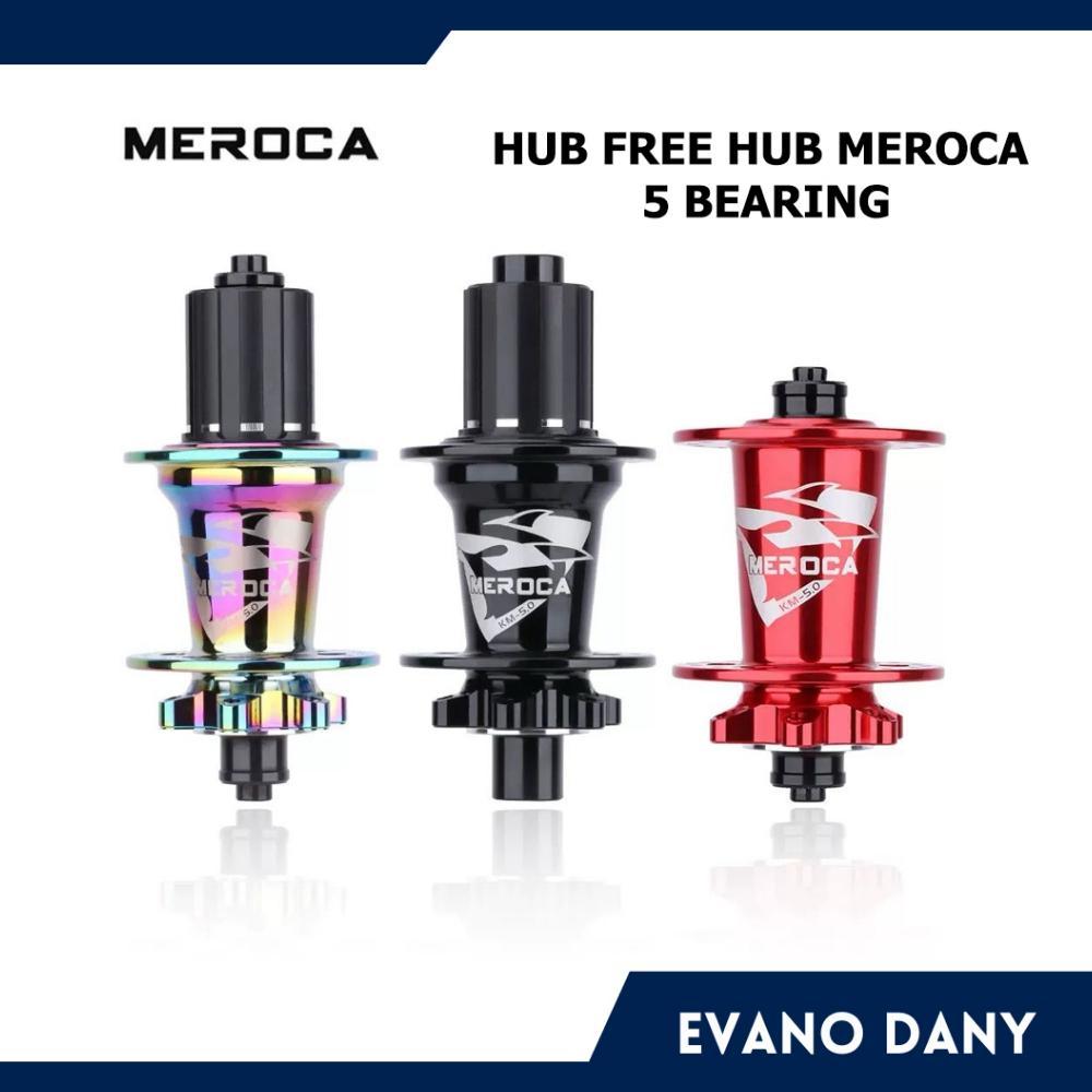 Hub Freehub Meroca Sepeda KM 5.0 Hub Freehub QR TA 5 Bearing 6 pawl Sixpawl 32H Original