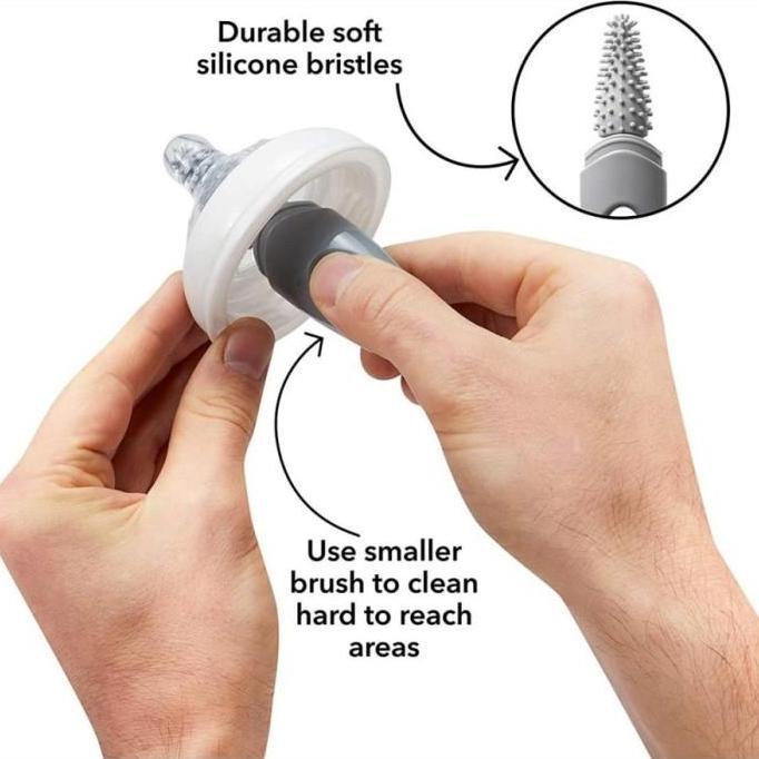 Thebest- NUBY E BOTTLE & NIPPLE BRUSH WITH STAND