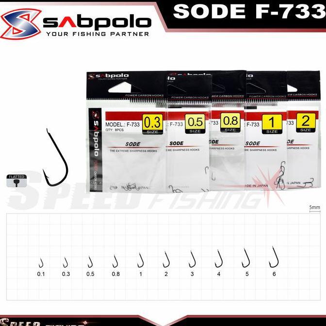 Thebest- Hook Mata Kail Pancing Sabpolo Sode model F-733