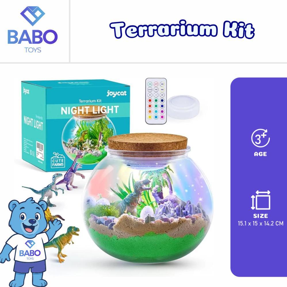 Joycat ZJG002 Dinosaur Terrarium Kit Perlengkapan Terarium Dinosaurus Mainan Edukasi Anak
