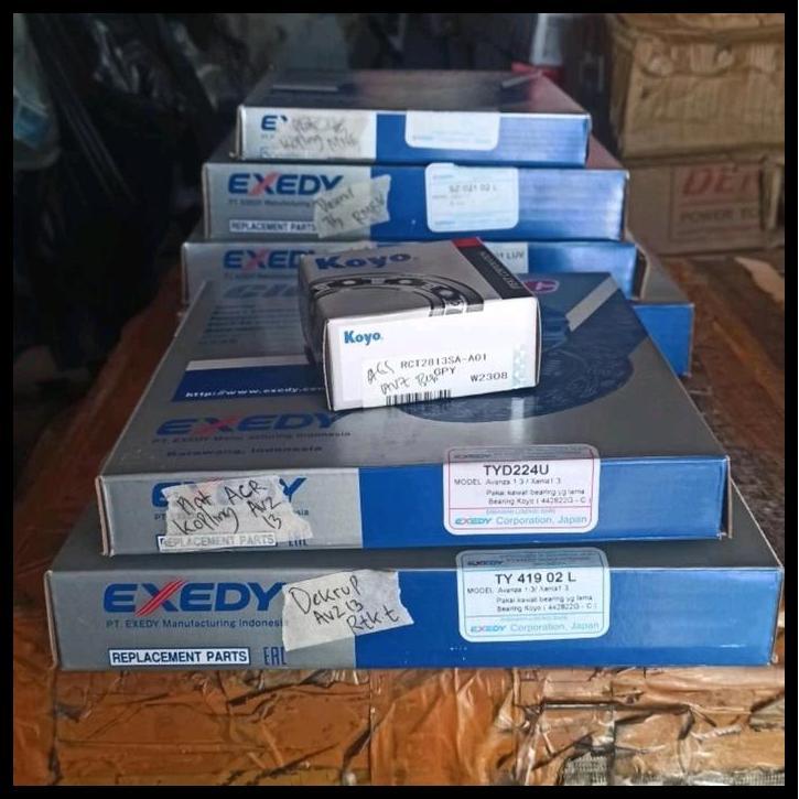 DISKON KOPLING SET PAKET DAIKIN EXEDY TOYOTA AVANZA 1.3, DAIHATSU XENIA 1.3 100% ASLI EXEDY DAIKIN 