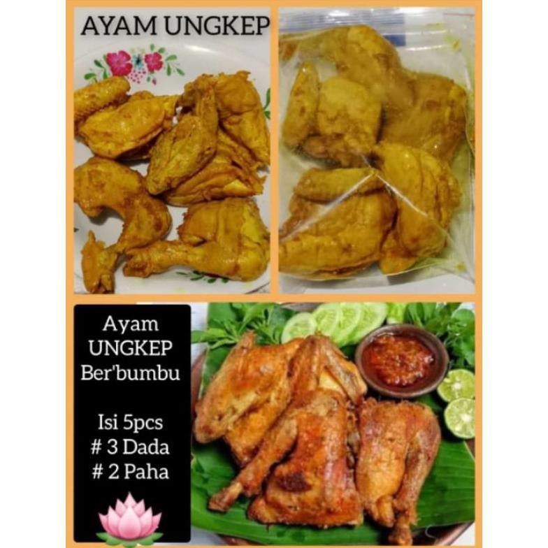 Ayam Ungkep Bumbu Kuning Isi 5 (Dada Utuh dan Paha Utuh) Termurah