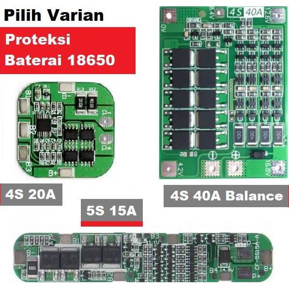 Jaya- Modul Proteksi Baterai 18650 Battery Protection Module Bms 4S 5S
