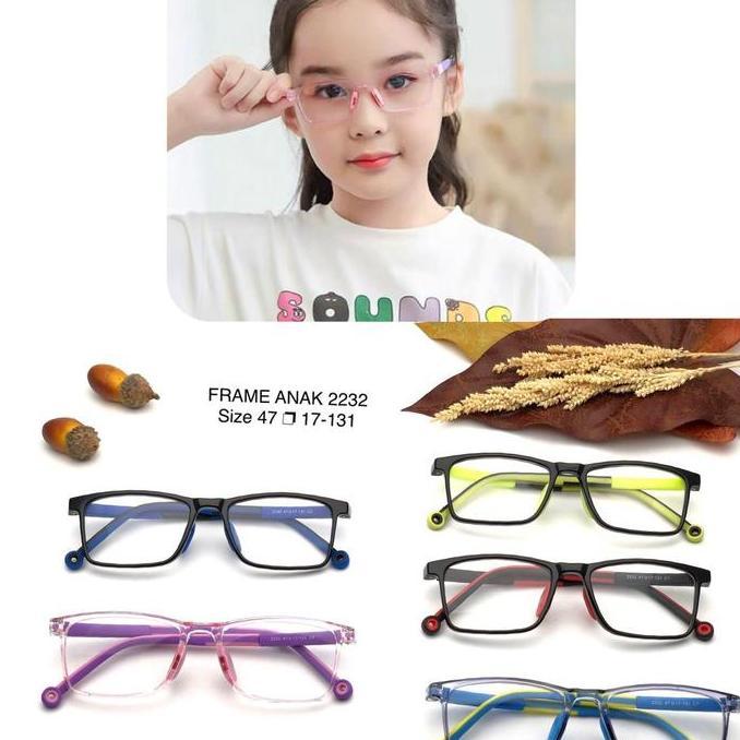 kacamata anti radiasi anak lentur kacamata gaming lensa optik blueray