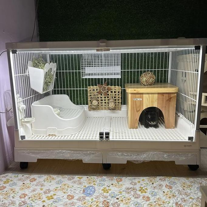 KANDANG KELINCI PREMIUM R100 PRO BY DAYANG/DAYANG PREMIUM CAGE 1meter/kandang kelinci marmut anjing 