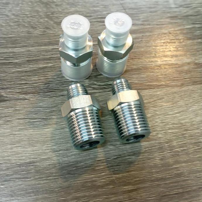 Nepel Hydraulic 1/2" Npt X 1/2" Jic (Mj) Double Naple Npt X Jic Promo