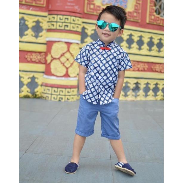 KIDDY AND KIDDO & kiddyandkiddo BAJU IMLEK ANAK LAKI LAKI / CHEONGSAM ANAK LAKI LAKI / ATASAN CHEONG