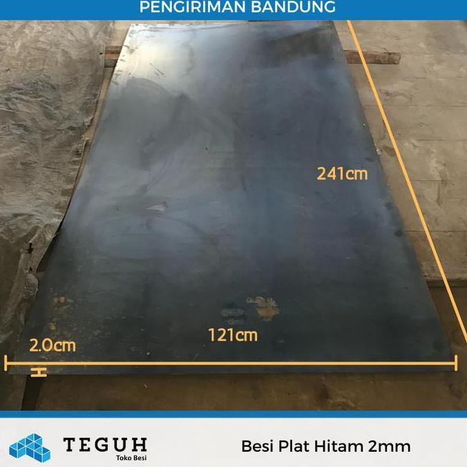 Besi plat hitam 2mm