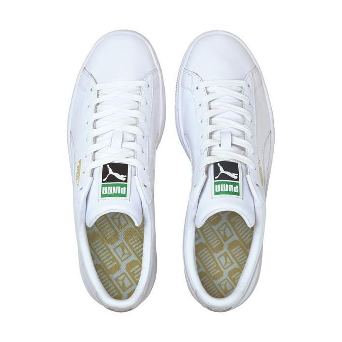 PUMA Sepatu Basket Classic XXI White-White (TERBAIK) (TERBARU) (TERMURAH)