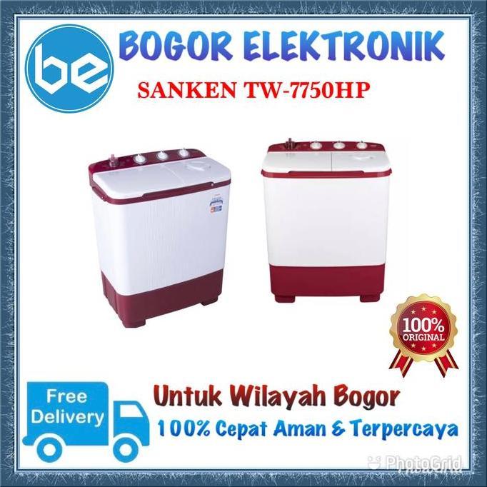Terlaris Promo Murah Mesin Cuci Sanken 2 Tabung | Tw-7750Hp | 7750Hp | 7Kg