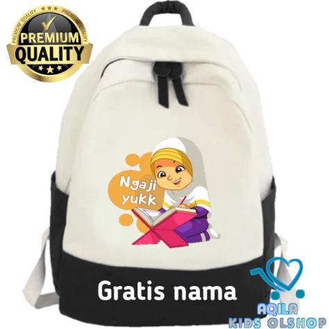 Tahan Lama  Tas Anak Ngaji Tas Perempuan Backpack Anak Ngaji