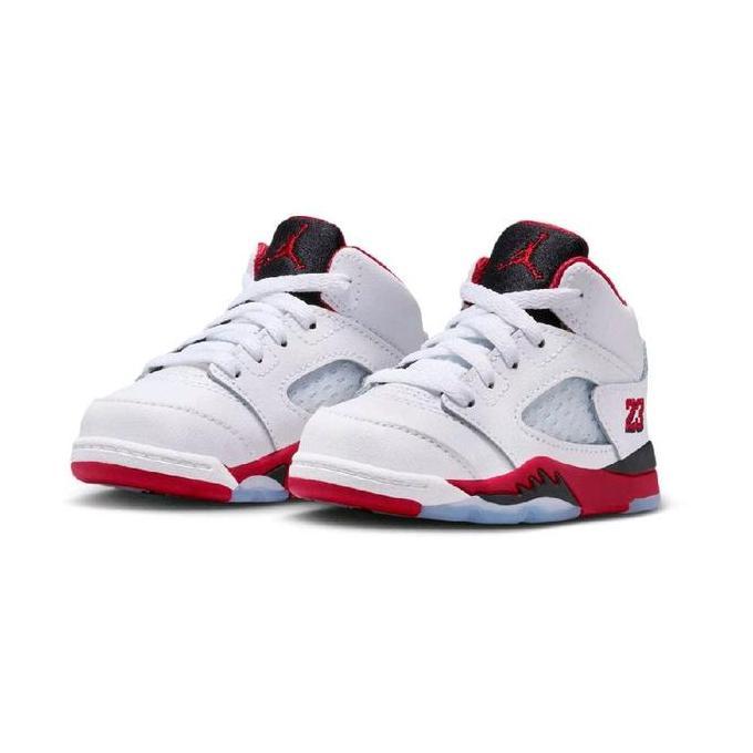 Sepatu Basket Anak Air Jordan 5 Retro OG TD Fire Red HQ7981-101 (TERBAIK) (TERBARU) (TERMURAH)