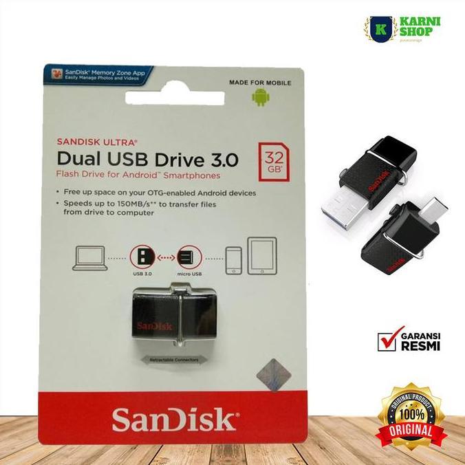 flashdisk otg 32gb / flashdisk 32gb / usb otg 32gb sandisk