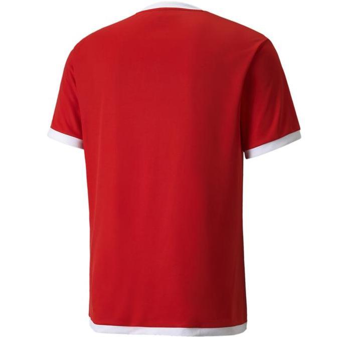 PUMA Kaus Jersey Sepak Bola Pria teamLIGA Red-White (TERBAIK) (TERBARU) (TERMURAH)