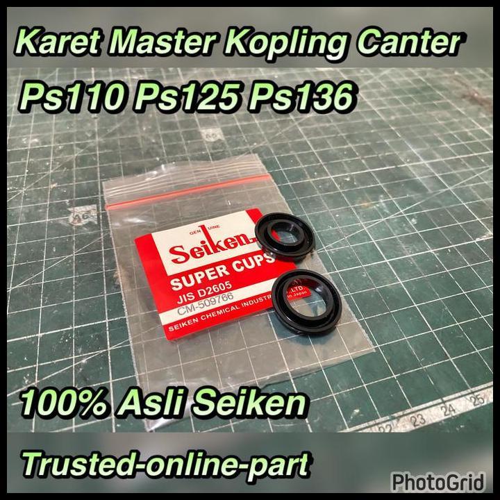 TERLARIS KARET MASTER KOPLING CANTER ATAS PS110 PS125 PS136 100% ASLI SEIKEN