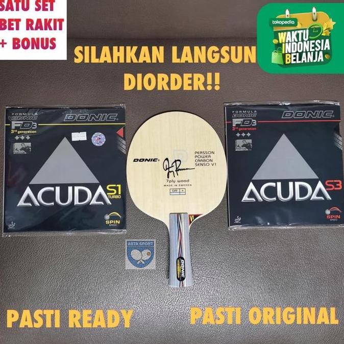 Bat Pingpong Donic Tenis meja Set (TERBAIK) (TERBARU) (TERMURAH)