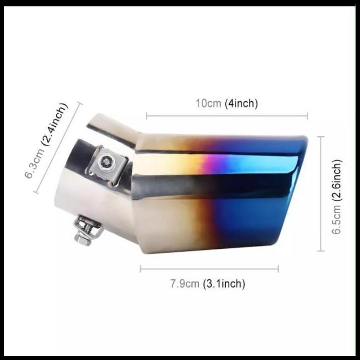 TERLARIS MUFFLER BUNTUT KNALPOT RACING PELANGI MOBIL NES AVANZA/XENIA VVTI/OLD 