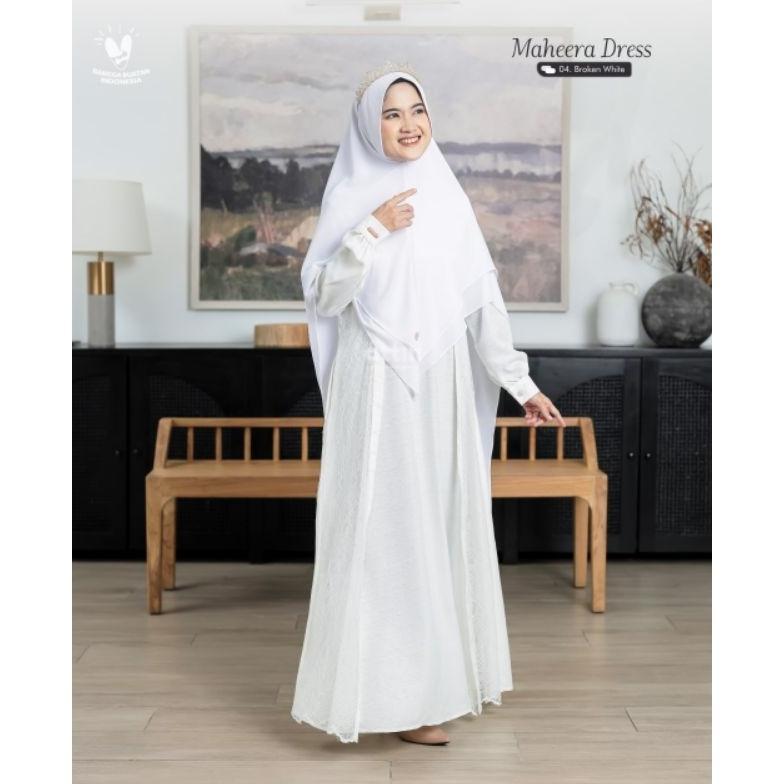 Gamis Maheera Dress By Attin Jacquard Lace A-Line Limited