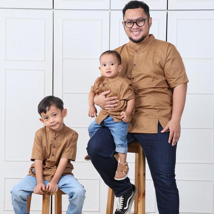 Promo Kalsandfrey Nayakamala Family Set - Gamis Koko Kembar Keluarga Sarimbit Lebaran