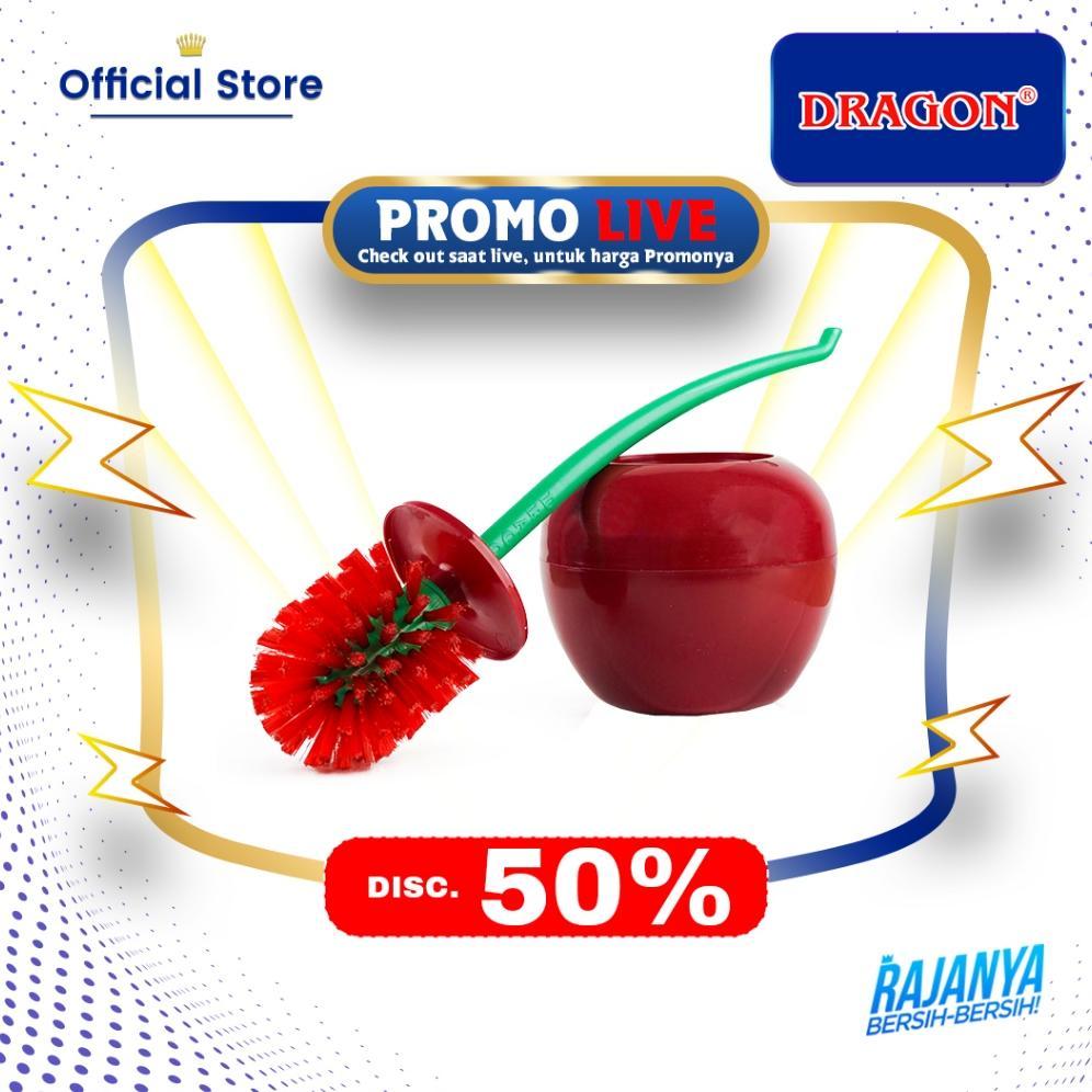DRAGON [PROMO LIVE] Cherry Sikat WC Toilet 25 Cm Alat Pembersih Kamar Mandi Cleaning Brush SK363