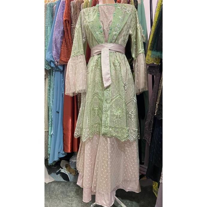 Sale Gamis Ria Miranda Sage Free Hijab