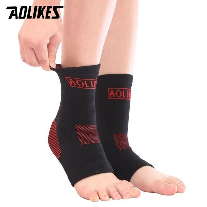 7526 AOLIKES ANKLE SLEEVE SUPPORT DEKER PELINDUNG ENGKEL KAKI WRAP (TERBAIK) (TERBARU) (TERMURAH)