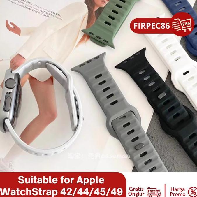 Tali rubber silicone strap watch iwatch smartwatch iwo T500 SIZE 38-41