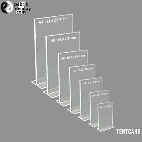 Akrilik Display Brosur/ Akrilik display price / Akrilik tent card f4