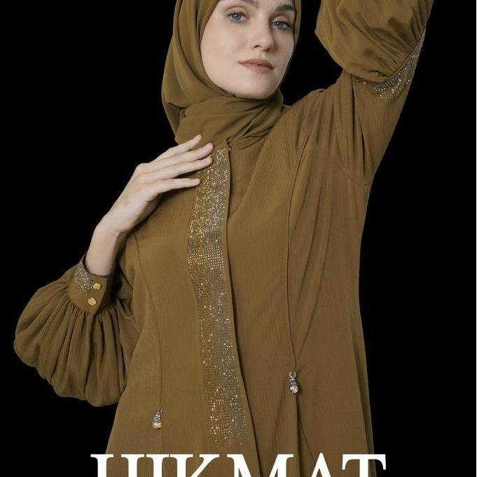 Sale Hikmat Fashion Original A8478 Abaya Hikmat Noerbutikmuslim