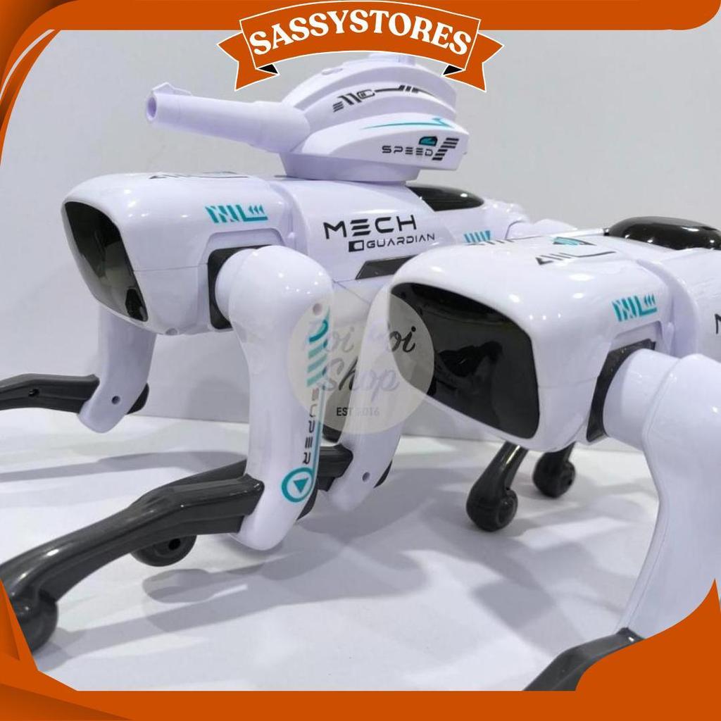 Mainan Robot Anjing Dog Rc Joget Unitree Mechdog Mainan Edukasi Anak Turret Robodog Canggih Nari Kad