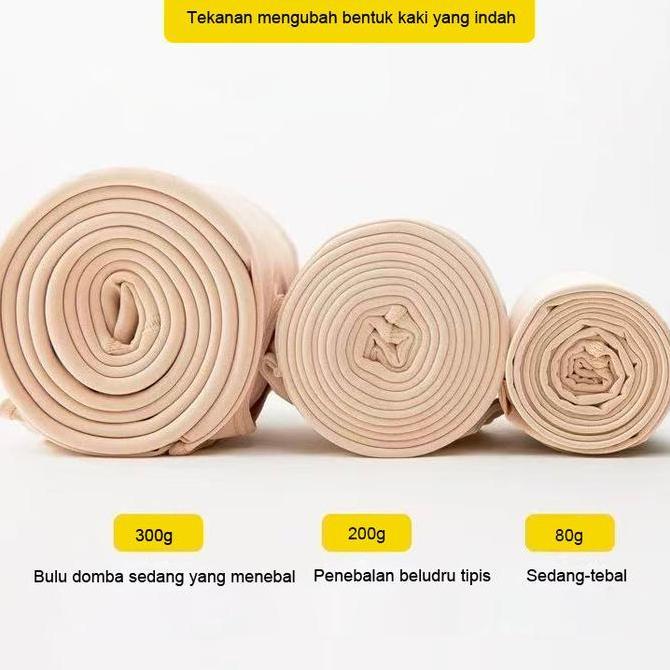 Tahan Lama Legging Tregging Stocking Wanita Baru Thermal Tebal Seksi Hitam Telanjang