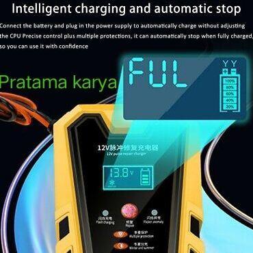 Charger Aki Mobil Motor Pulse Repair Auto Off 12V 6A 4-100Ah