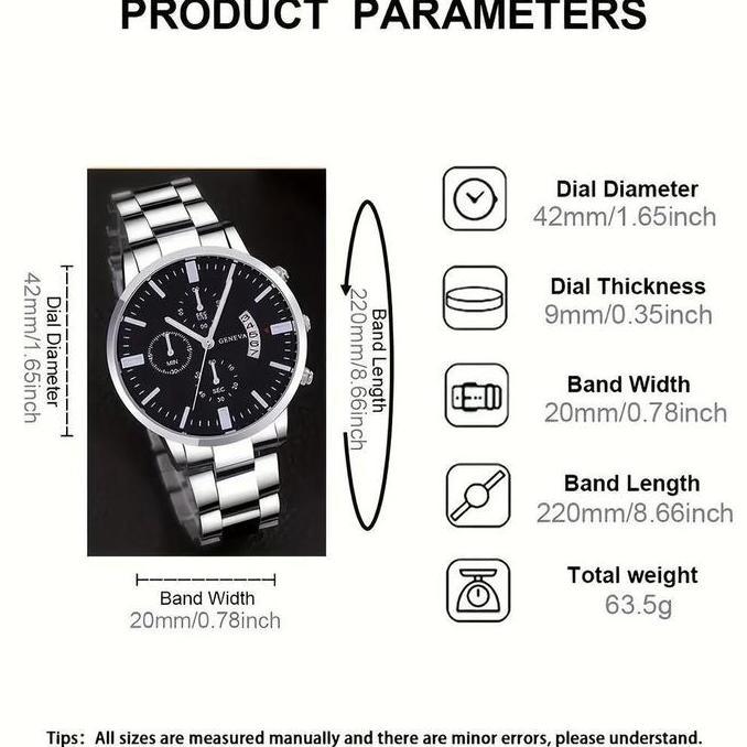 BEST SELLER JAM TANGAN KUARSA PRIA BISNIS SKALA ROMAWI DIAL BULAT TALI JAM TANGAN STAINLESS STEEL KA