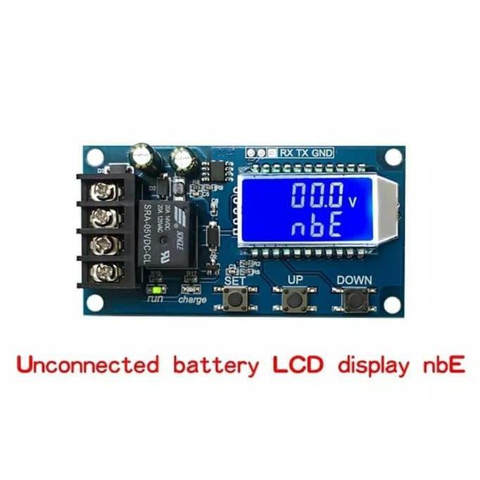 Modul Charger Aki Digital LCD Display Otomatis Cut Off 10A