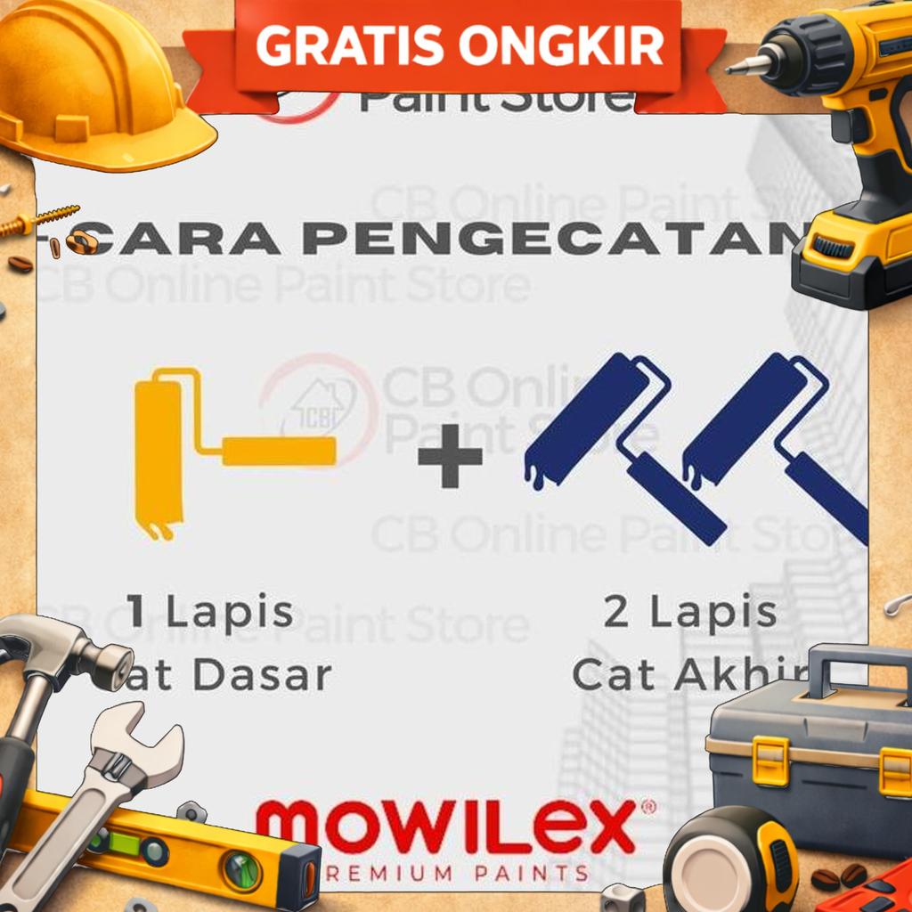 Cat Tembok Mowilex - Breadtalk 1A-2B7 - Liter