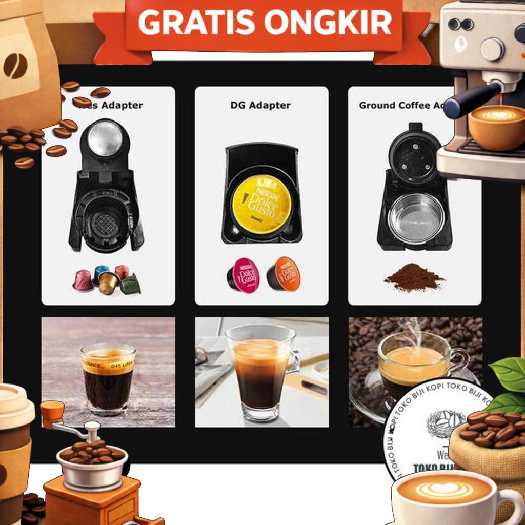 Hibrew Mesin Kopi Kapsul 3 In 1 Nespresso Dolce Gusto St-504