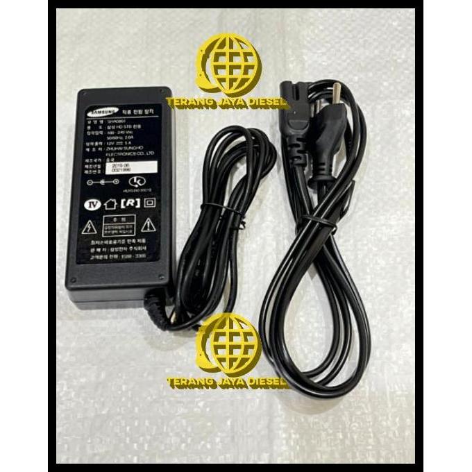 DISKON ADAPTOR 12V 5A / ADAPTOR SAMSUNG 5A 12V ORI SAMSUNG