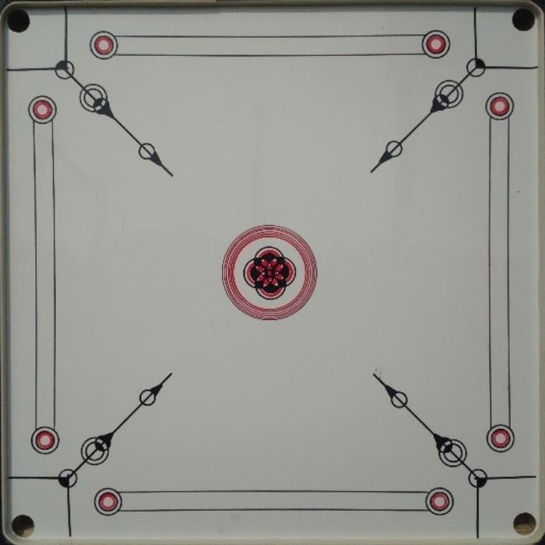 meja karambol 100cm x 100cm kumplitdengatbijinya