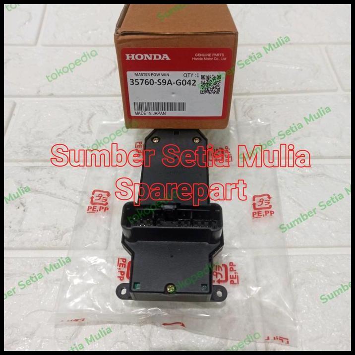 TERBARU SWITCH SAKLAR POWER WINDOW KANAN HONDA CRV RD GEN 2 TH 2002-2006 ORI 