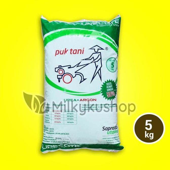 PUPUK PAK TANI URECOTE 5 KG KEMASAN PABRIK UREA ARGON
