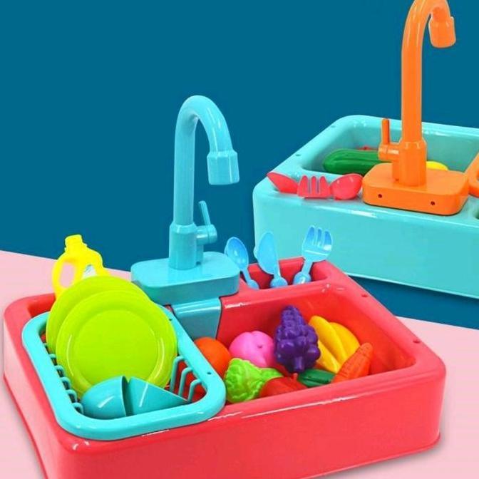 mainan anak cuci piring dishwashing sink, wastafel cuci piring