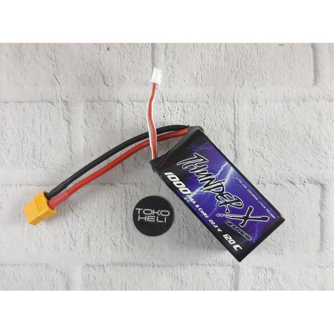 Promo Thunderx 120C 1000Mah 22.2V 6S Lipo Battery Xt60